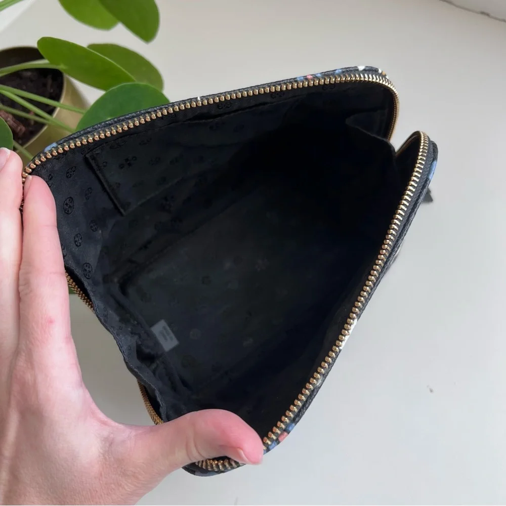 Tory Burch Hopewell Kerrington Cosmetic Case - Picture 4 of 5